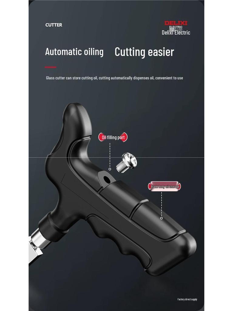 Delixi Handheld Diamond Glass & Tile Cutter Tool