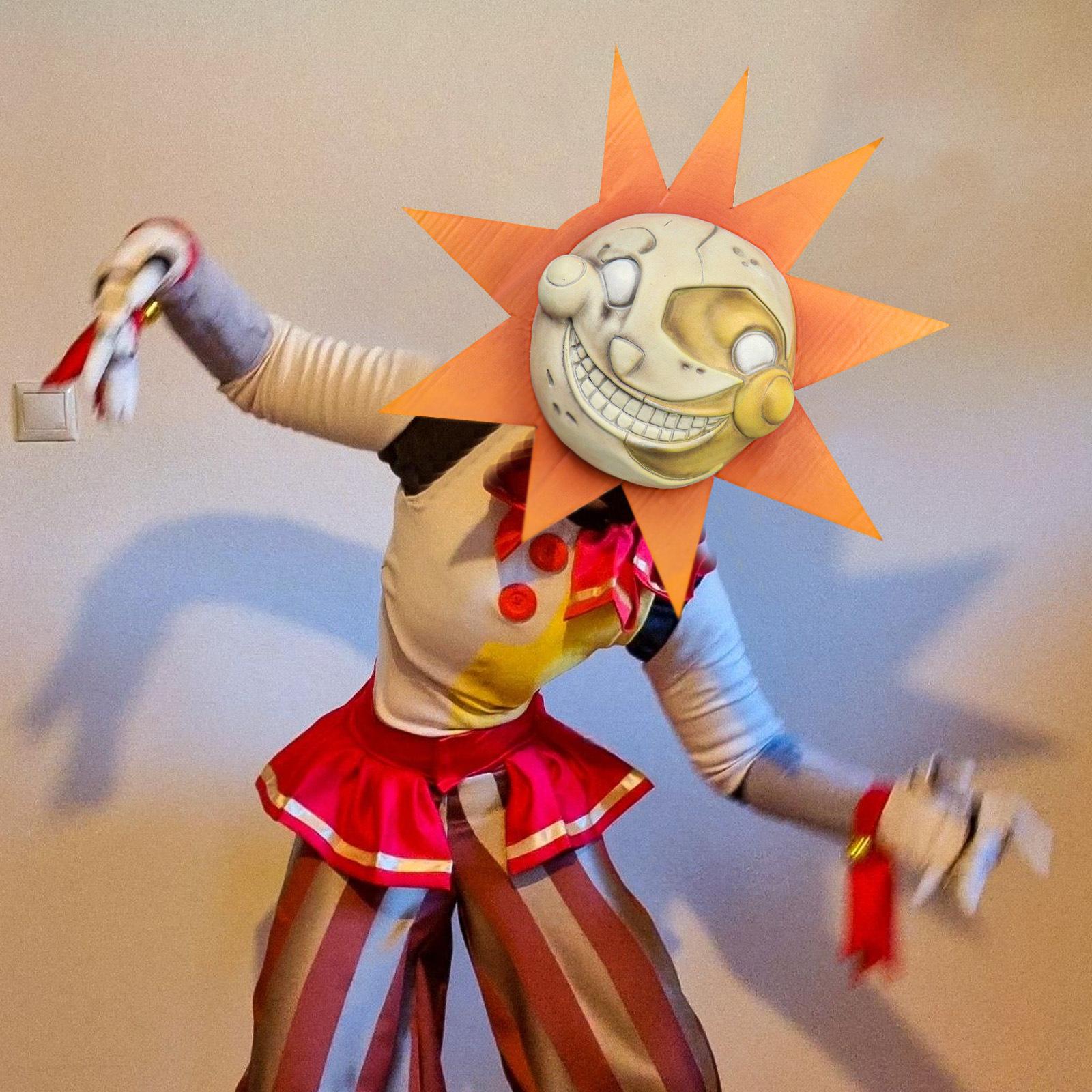Drošības pārkāpuma Cosplay rekvizīts, Saules maska