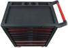 KS TOOLS RACINGline Tool Cabinet with 7 Drawers BLACK/RED 826.0007