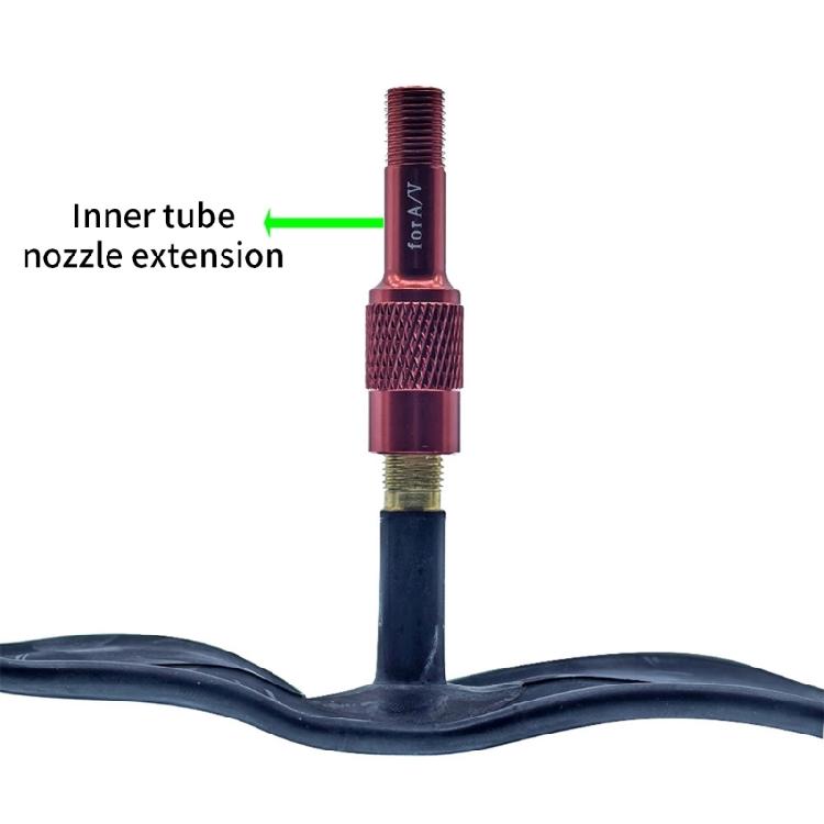 Portables Bike Tire Inflation Extenders Adapters Tyre Valves Extension Adapters for Convenient Tire Maintenances