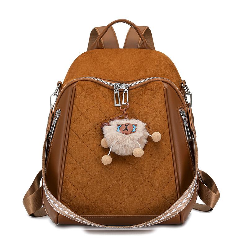 Rucksack, Lässiger kleiner Schulrucksack, Pendler-Tasche, Diamantförmiger leichter und trendiger Rucksack