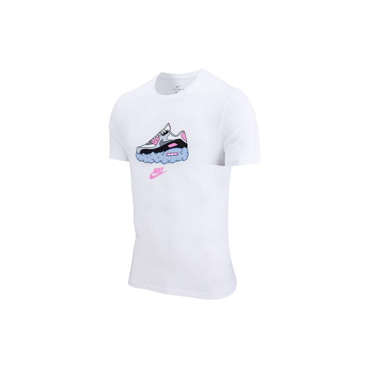 

New Nike Set in Sleeve T Shirt Men s White DB4826-100 L