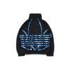 adidas Спортивна куртка Originals Zeno з логотипом на спині та коміром-стійкою. Чоловічі куртки, чорні FS7333
