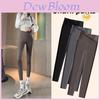 Tight Pants Nine Percent Cropped High Waist Slim Fit Trousers For Women