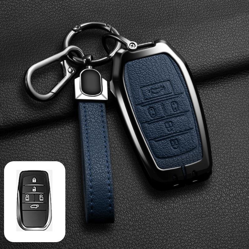 Suitable for Toyota RAV4 Highland Coralla Hilux Fortunar Land Cruiser Camry Crown Car Key Set, Car Key Protection Case