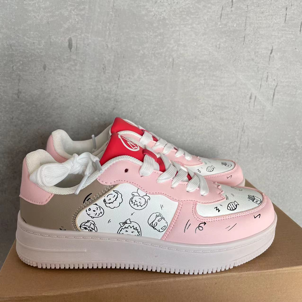 

2024 Баскетбольные кроссовки для мужчин, дышащие кроссовки на платформе для пар, женские повседневные кроссовки 37