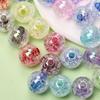 10Pcs 16mm/18mm/20mm Color Acrylic Crack Beads For Jewelry Making DIY Necklace Process Beads