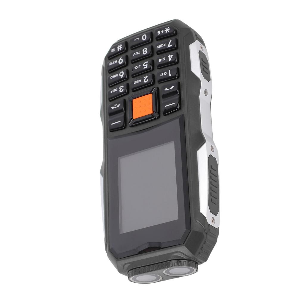 2800mAh Lange Standby-Zeit Senioren-Handy 1,8-Zoll-Bildschirm Dual-SIM Dual-Standby Rauschfreies Seniorenhandy mit Taschenlampe MP3