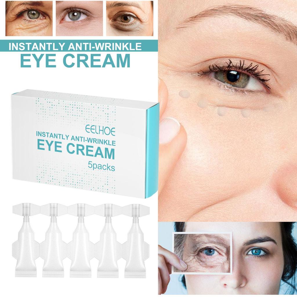 EELHOE Anti Wrinkle Eye Cream Fade Dark Circles Remove Eye Bags Against Puffiness Nourish Moisturizing Hyaluronic Acid Eye Cream