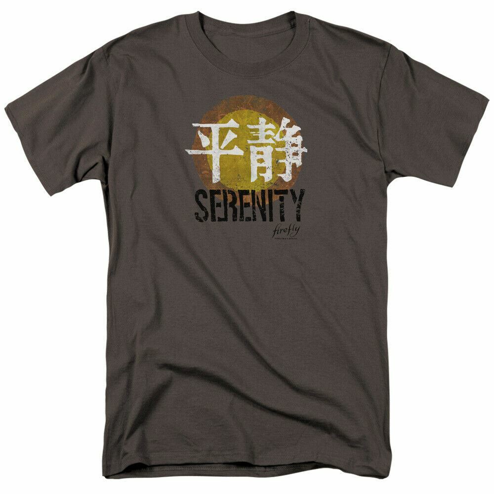 26 Firefly Serenity Logo T Shirt Licensed Sci-Fi Alien TV Show Tee New Charcoal Unisex T-Shirt XXXL