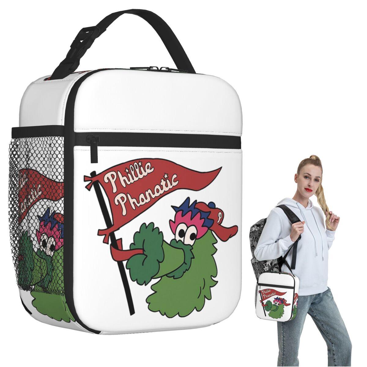 Phillie Phanatic Insulated Lunch Bag for Women Kids Portable Food Boxes Thermal Lunch Box Tote One Size
