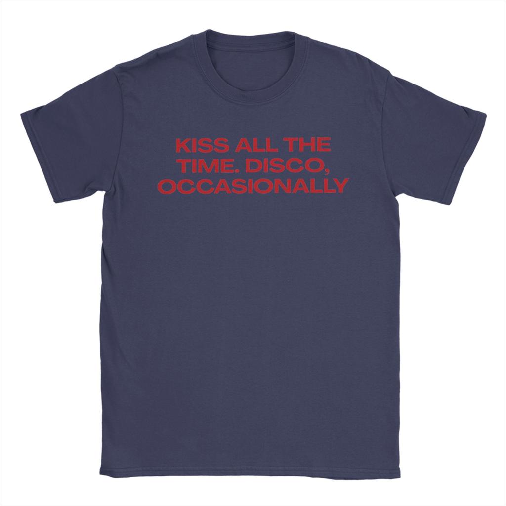 Unisex Unisex Kiss All The Time Disco T Shirts Harrys Music Styles 100 Cotton Clothes Vintage Short Sleeve Tees Gift Idea TShirts