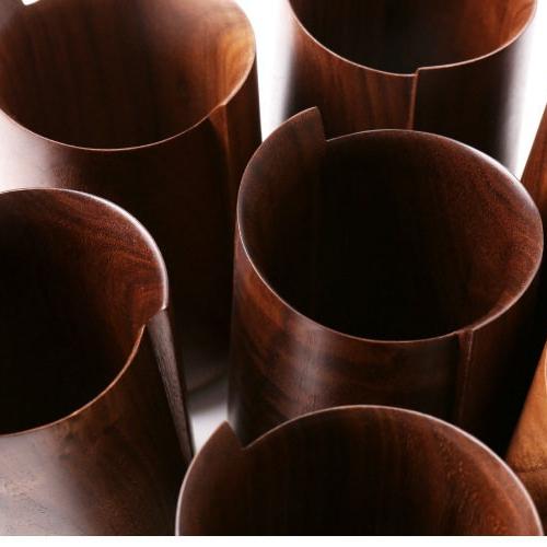 Portable Vintage Pen Holder Wooden Pens Containers Luxury Accessory Storage Boxes Minimalist Office Organizer Box Furniture