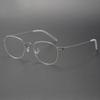 Denmark Brand Screwless Oval Titanium Glasses Frame ROBIN Ultralight Thin Rim Eyeglasses  Designer Minimalist Eyewear Spectacles