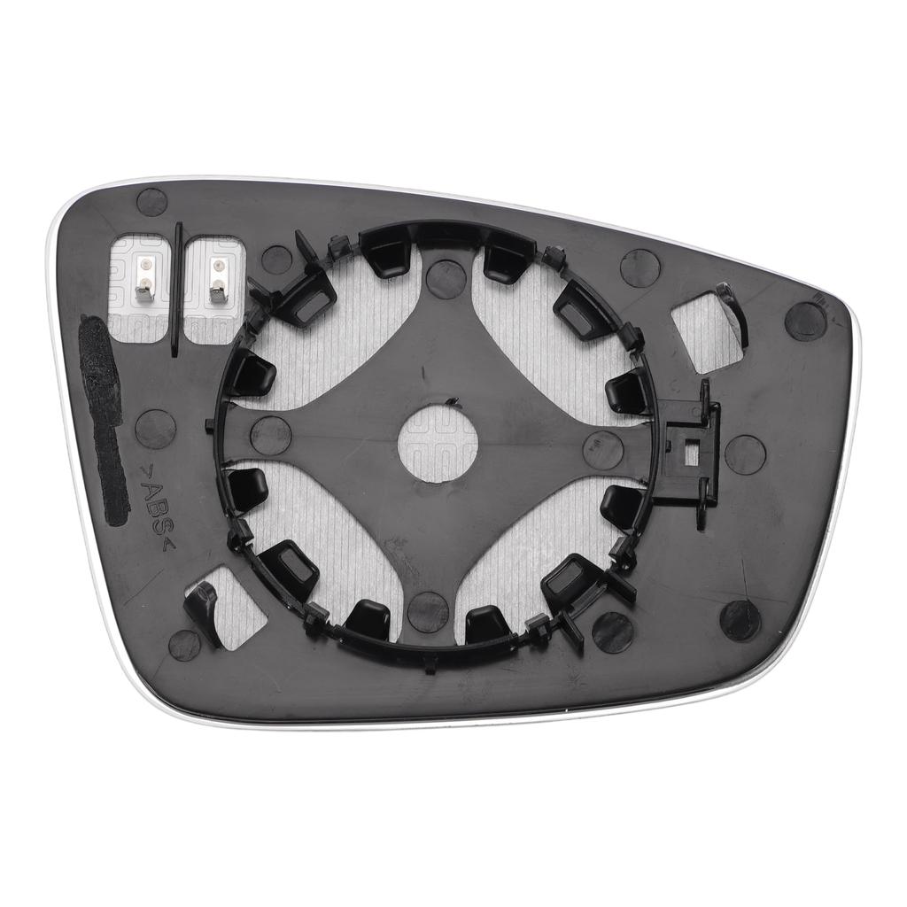X AUTOHAUX Left Driver Side Mirror Replacement with Heated Aspheric White Glass and Back Plate for SEAT MII SKODA Citigo and VOLKSWAGEN UP POLO
