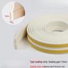 D-Type Self-Adhesive EPDM Rubber Door & Window Insulating Seal: Windproof, Soundproof, Heat Insulation & Anti-Collision Strip.