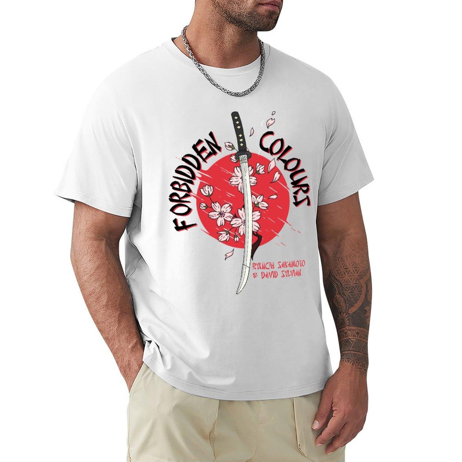 Forbidden Colours Tshirt Simple Solid Color Crew Neck Tee S