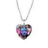 Taylor Swift Inspired Heart Shaped Necklace For Kids Stunning Glass Pendant Stylish Accessory