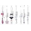 Y2K Phone Chain Cool Girl Sweet Pendant Strap with Star/Bowknot/Butterfly Charm