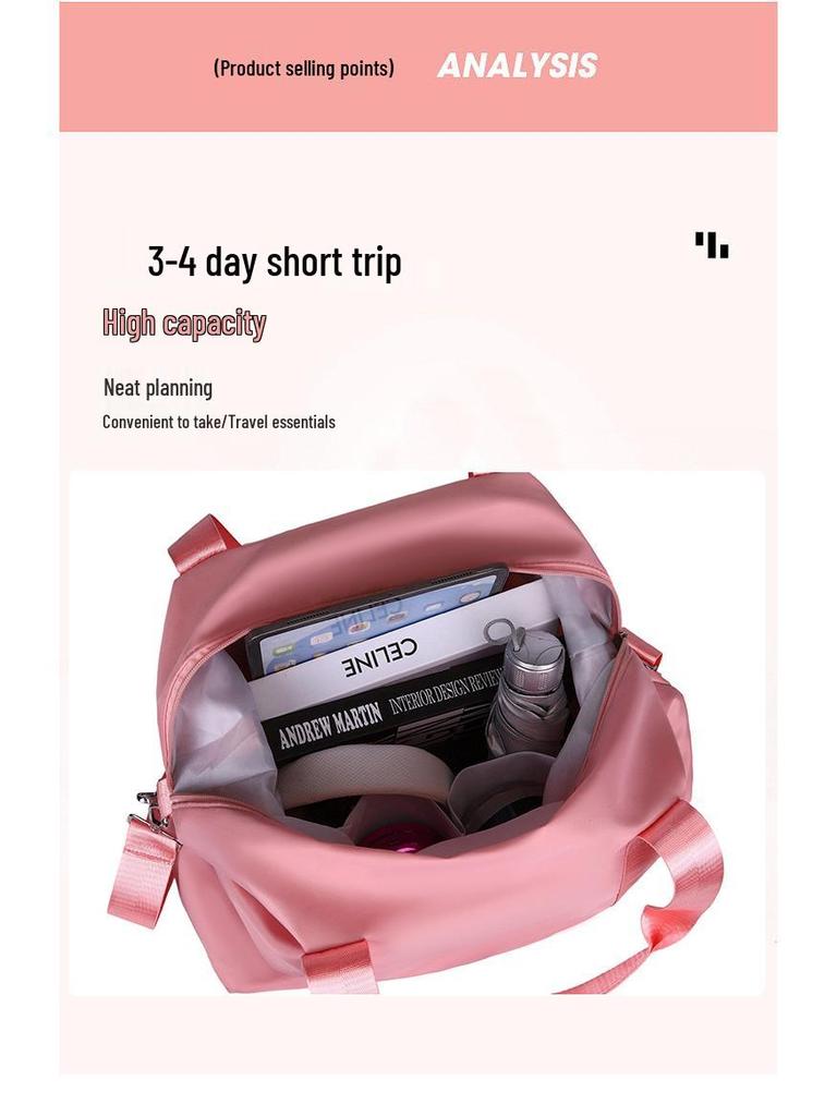 Women's Large Capacity Versatile Yoga and Sports Travel Bag