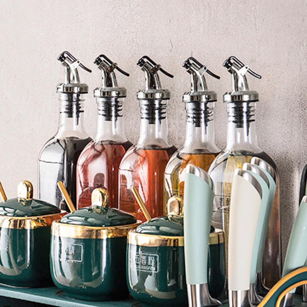 Olive Oil Dispenser Spout Leak-proof Wine Bottle Stopper Kitchen Gadgets Oil Vinegar Bottle Pour Spout
