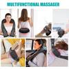Shiatsu Nacken- und Schultermassagegerät Beheiztes Rückenmassagegerät U-Form Tief Knetendes Elektrisches Massagekissen für Nacken Taille Bein Körper