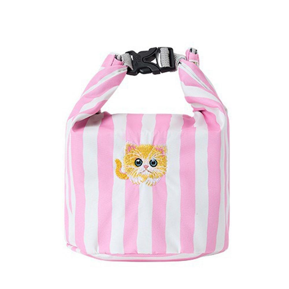 Insulated Thermal Cooler Box Cat Print Food Container Bag Fashion Thermal Lunch Pouch  Travel