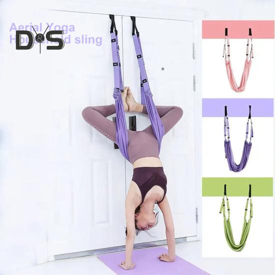 Aerial Yoga Seil Back Bend Assist Trainer Band Rückenschmerzlinderung Taillen-Beinstreckergurt Home Gym Yoga Pilates Ballettgurt Trainingsgerät