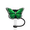2Pcs Straw Cover Beautiful Butterfly Shape Silicone Straw Lid Food-grade Straw End Plug for Home Party Bar