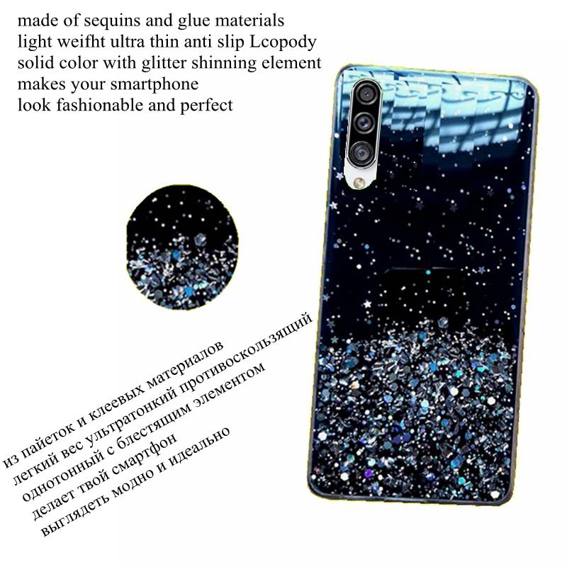 Bling Glitter Phone Case For Samsung Galaxy A30S A 30S A30 S A307F A307G Silicon Soft Case Full Cover For samsungA30S Back Cover