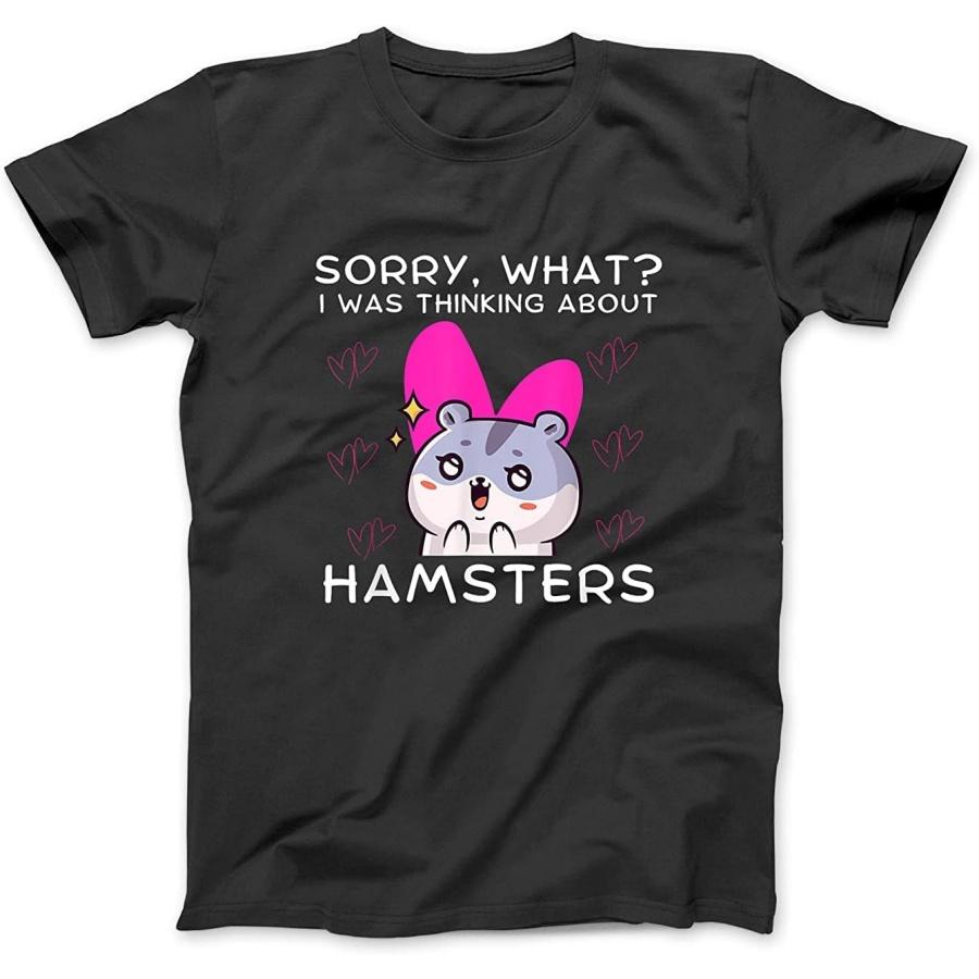 

Sorry, What_ I was Thinking About Cute Hamsters T-Shirt Sweatshirt Hoodie Tanktop for Men Women Kids Black XXXXXL різнокольоровий