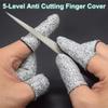 Level 5 Schnittfester Fingerling Hohe Festigkeit Sicherheit Flexibel Schnittfeste Fingerspitzenhandschuhe Küchenwerkzeug Wiederverwendbar und Langlebig