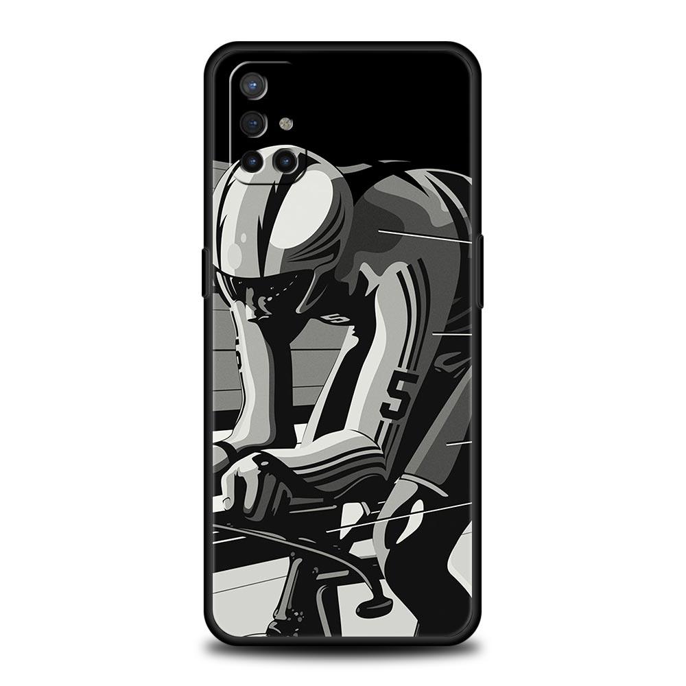 Mountain Bike Cycling art Phone Case For OnePlus 12 11 10 9 8 7 7T Pro 12R 10R 9RT 9R 8T Nord N100 N200 N10 2T CE 2 5G Cover