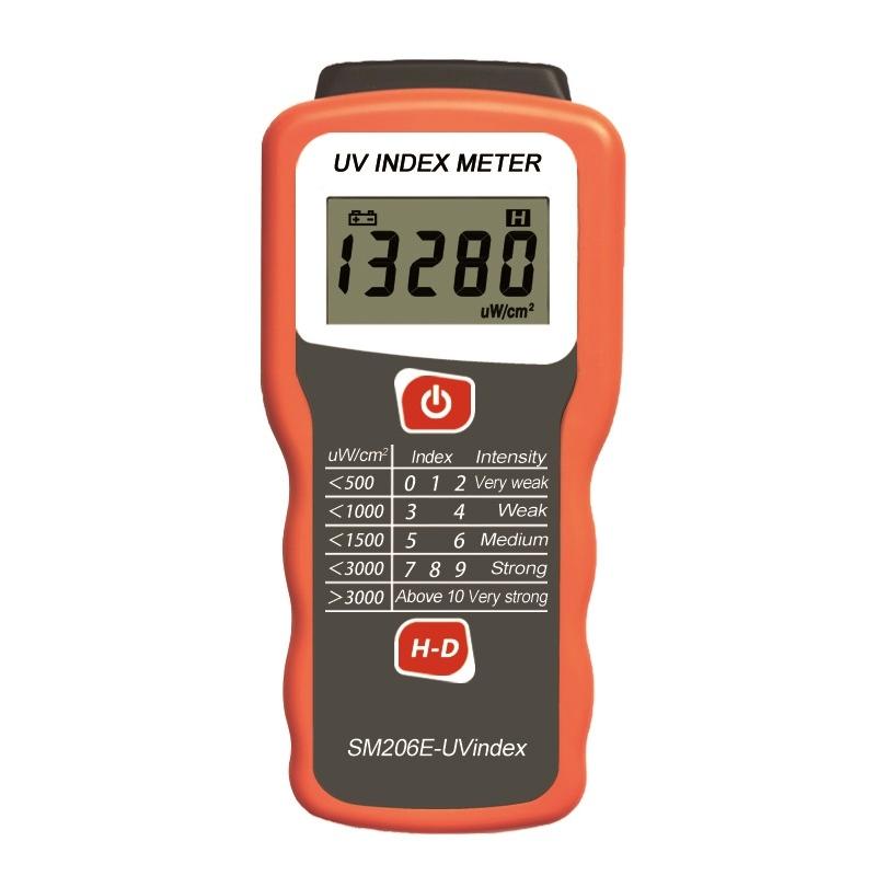Digtial UV Index Meter Ultraviolet Radiation Intensity Tester In Sunlight Sunscreen Solar Film Blocking Performance Detector