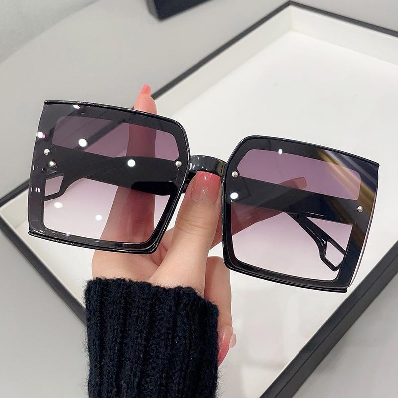 

JYL TS Big Frame Sunglasses Women UV Protection Slimming 2327 A-9518 перська-колір індиго