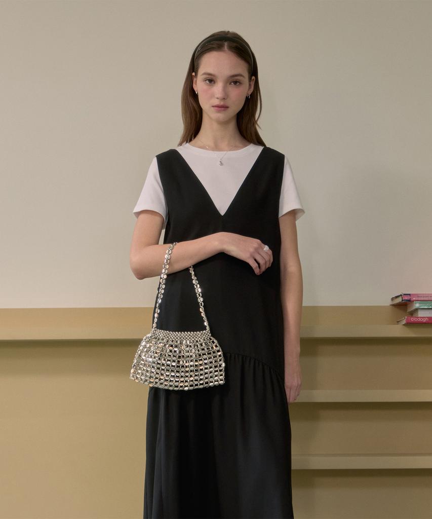 Jucy Judy V-Neck Sleeveless Dress Jzop320C