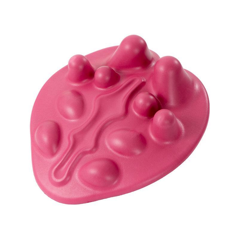 

Ergonomic Massage Cushion Portable Supports Cervical & Waist Acupressure Massager Neck Pillow for Improving Stiff Neck Massage роза розовый