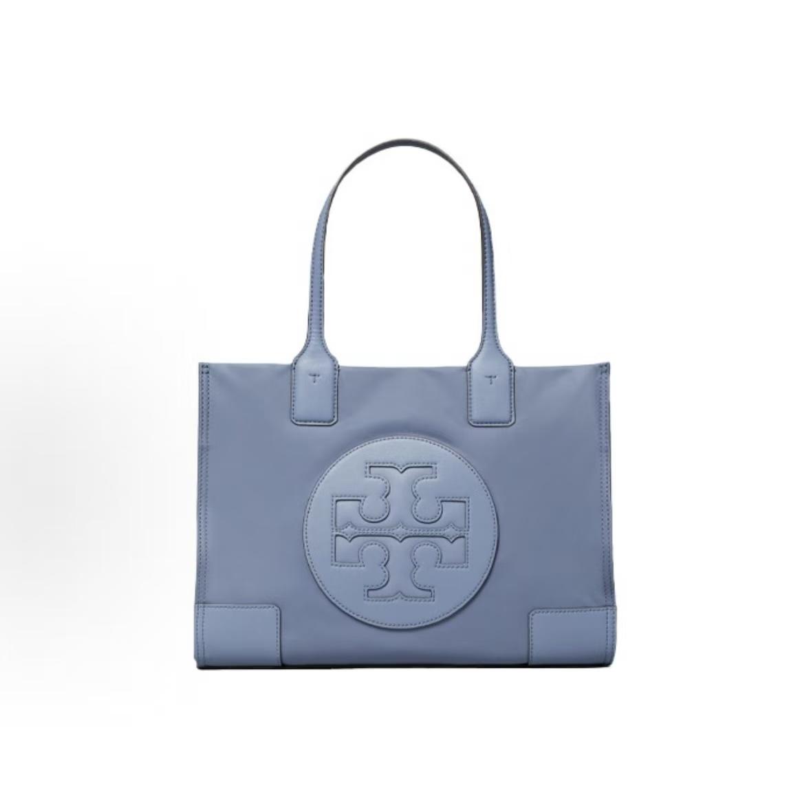 

Tory Burch Ella Lightweight Commuter Nylon And PVC Tote Bag Women Tote Blue 80477-413 Basic Set (Bag+Dust Bag)