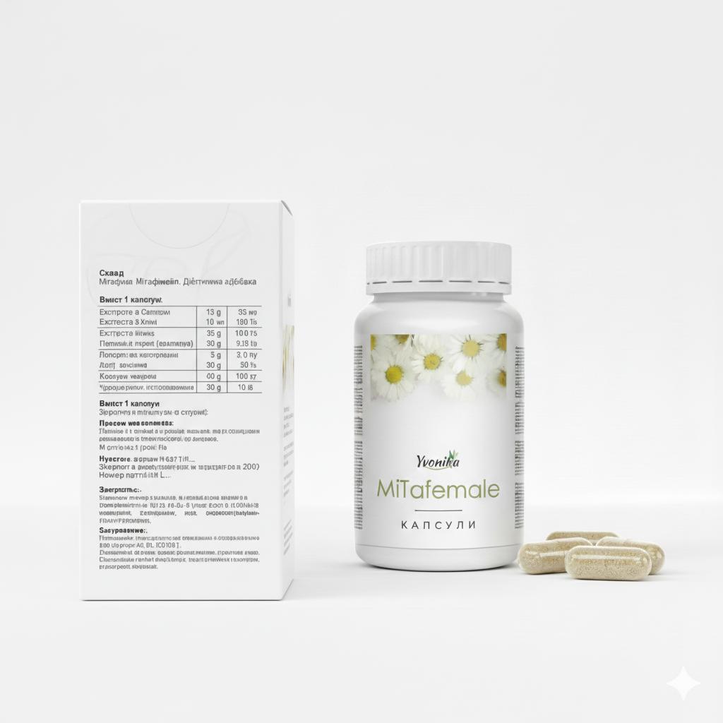 MiTafemale – Support for Women's Comfort During Menopause: 30 Capsules.