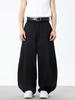 Loose,fitting, Slightly Tapered Wide,leg Casual Pants