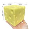 Jumbo Cheese Cube Stress Ball Squishy Toy Soft Big Cheese Bread Squeeze Ball Fidget Toy ASMR Sensory Anti-Stress Festival Gift