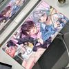 Anime Girl Mouse Pad VTuber Rubber Extended Desktop Mat VSPO Computer Gamer Mousepad PC Desk Accessories Office PC Keyboard Pads