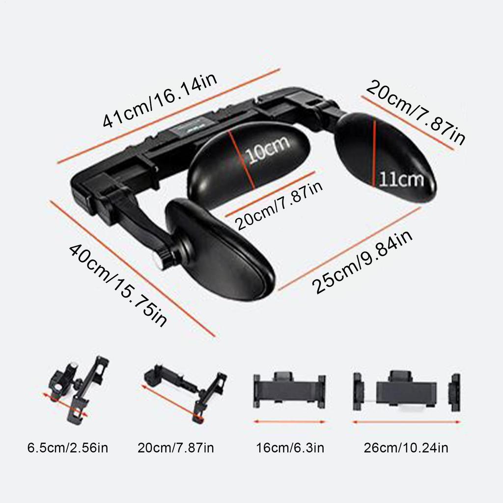 Car Headrest Headrest For Car Support Cushion Sleeping Seat Comfort Enhancer Rear Seat Side Sleeping Pillow Car Side Pillow