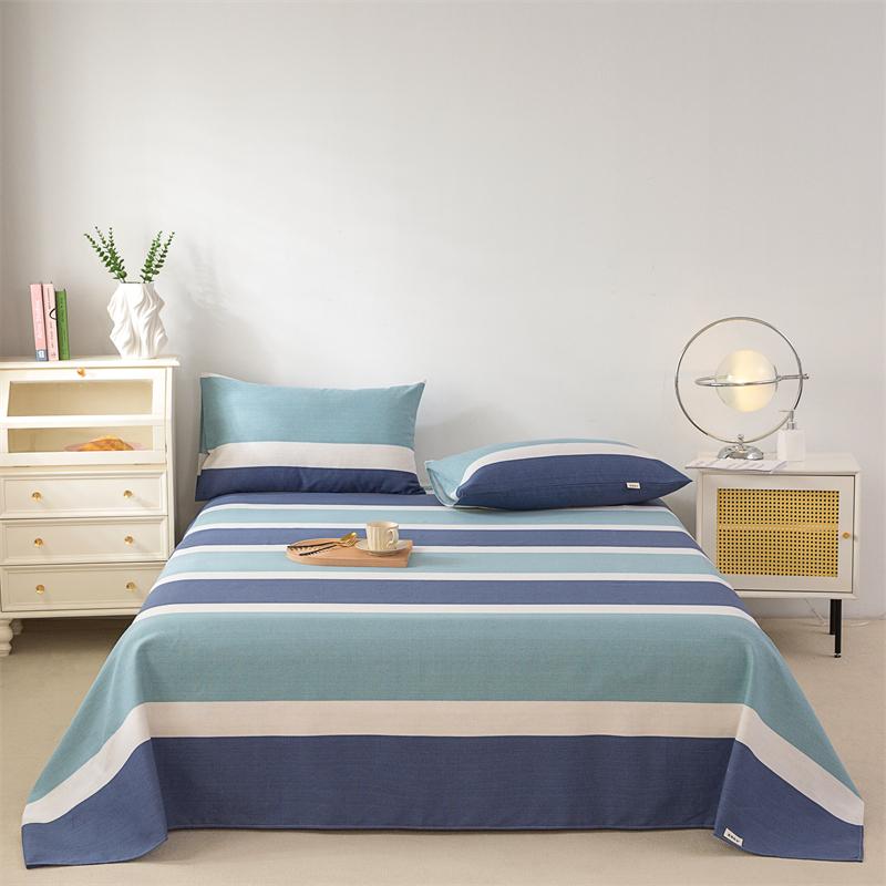 Cotton Thick Bed Sheet 1pc Flower Series Double Top King Sheets for Girls Boys Kids Single Queen King Size Bed Linen