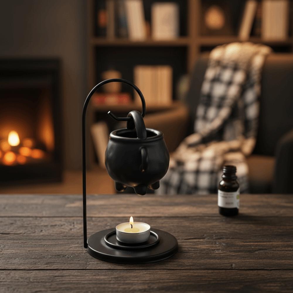 Decorative Ceramic Oil Diffuser Handmade Essential Oil Burner Aromatherapy Burner  Yoga