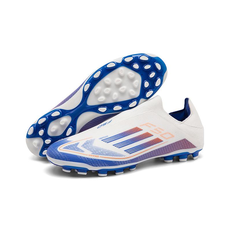 2025 Football Shoes Shattered Nails Kids Training Shoes Girls Students Lawn Spikes Game Sneakers