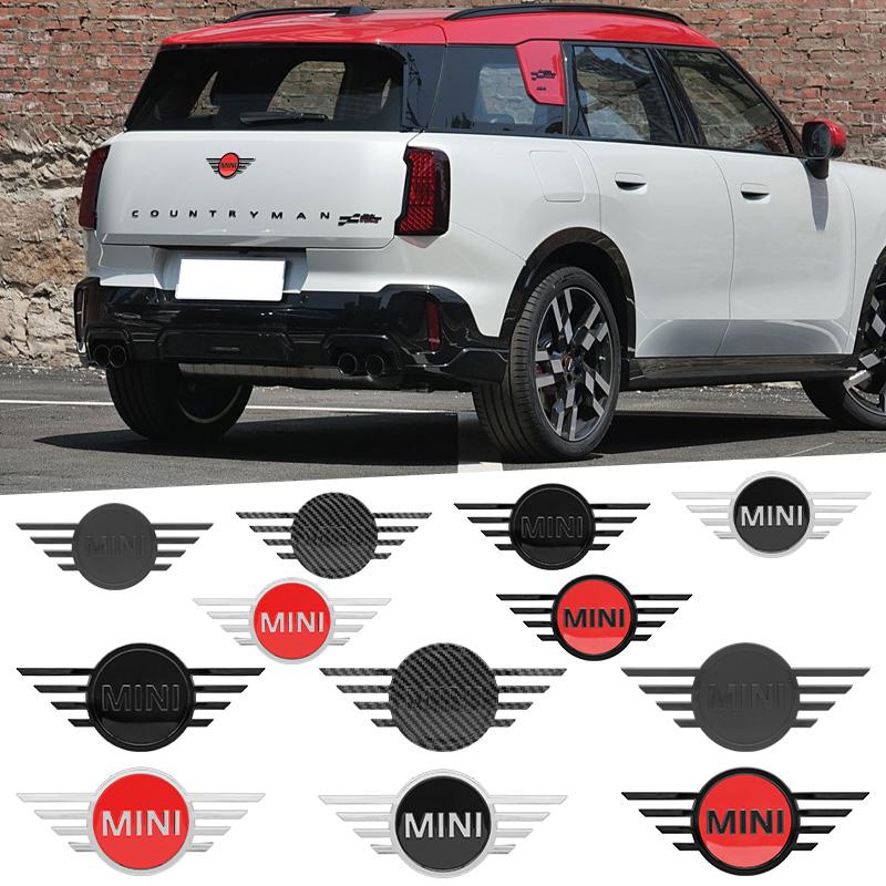 ABS Car Front Hood Emblem Rear Trunk Badge Sticker For Mini Cooper JCW Works R56 R50 F54 F55 F56 F57 F60 R52 R53 R55 Accessories