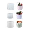 Flower Vase Molds Silicone Concrete Mold Succulent Planter Mold Silicone Ornament Mould Silicone Texture for Crafting