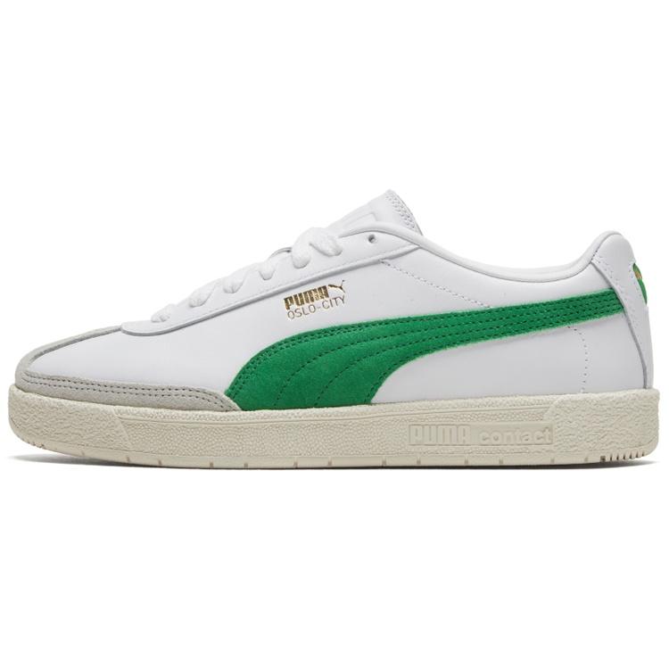 PUMA Oslo-City Premium  White Amazon Green  Men s 374800-05 EU 43