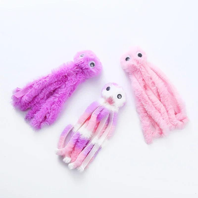 Hot Cat Toy Cute Octopus Plush Toy Bite Resistant Teeth Interactive Play Pet Supplies Cat Dog Toys Octopus